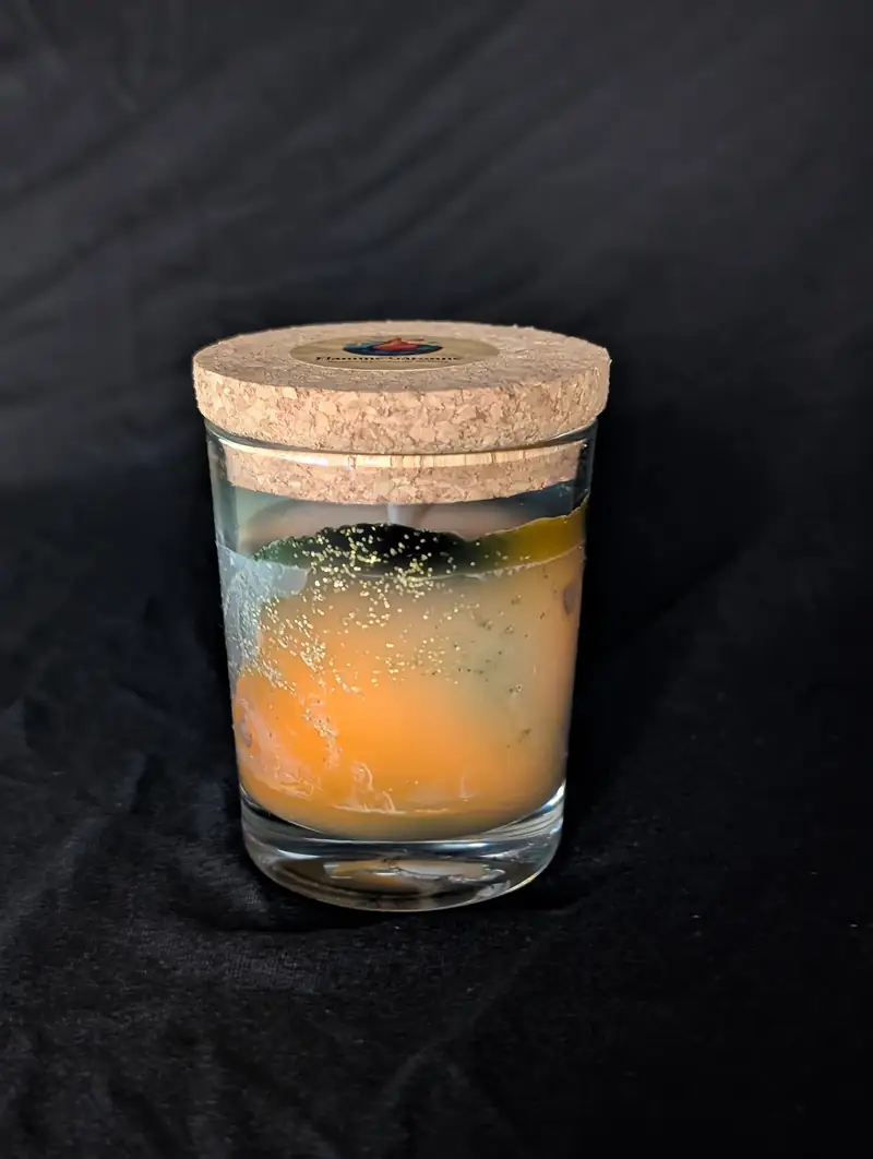 Bougie Passion Garonne — Fruit de la passion, exotique, édition Gloria Olarte